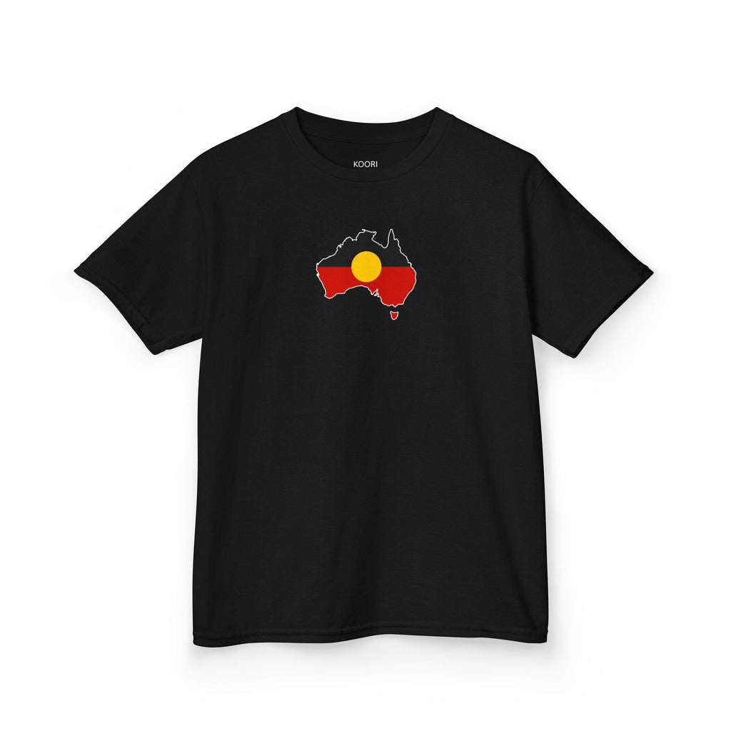 Aboriginal Flag x Native Skull Kids Tee