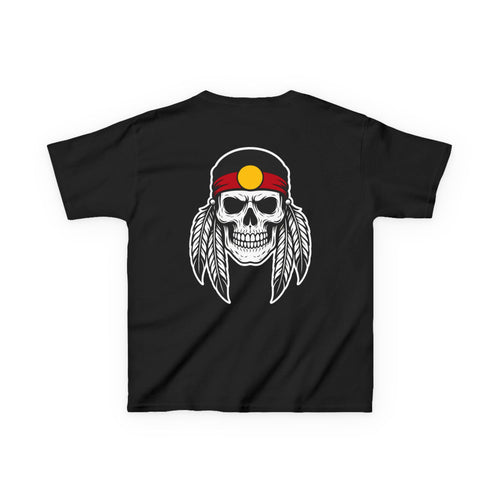 Aboriginal Flag x Native Skull Kids Tee