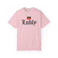Lubly x Aboriginal Flag Wide Tee Pink