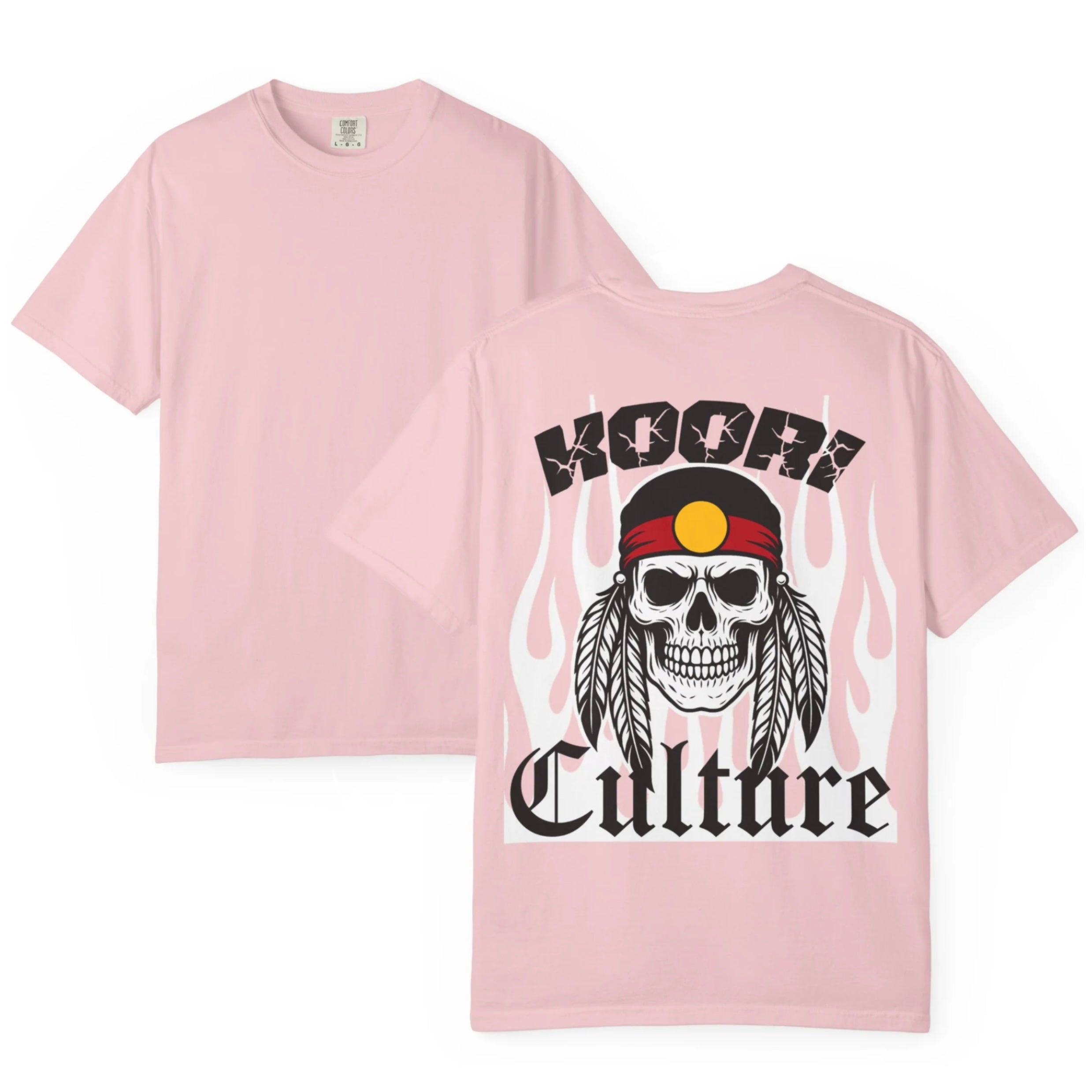 Koori Culture x Native Skull  Wide Tee’s