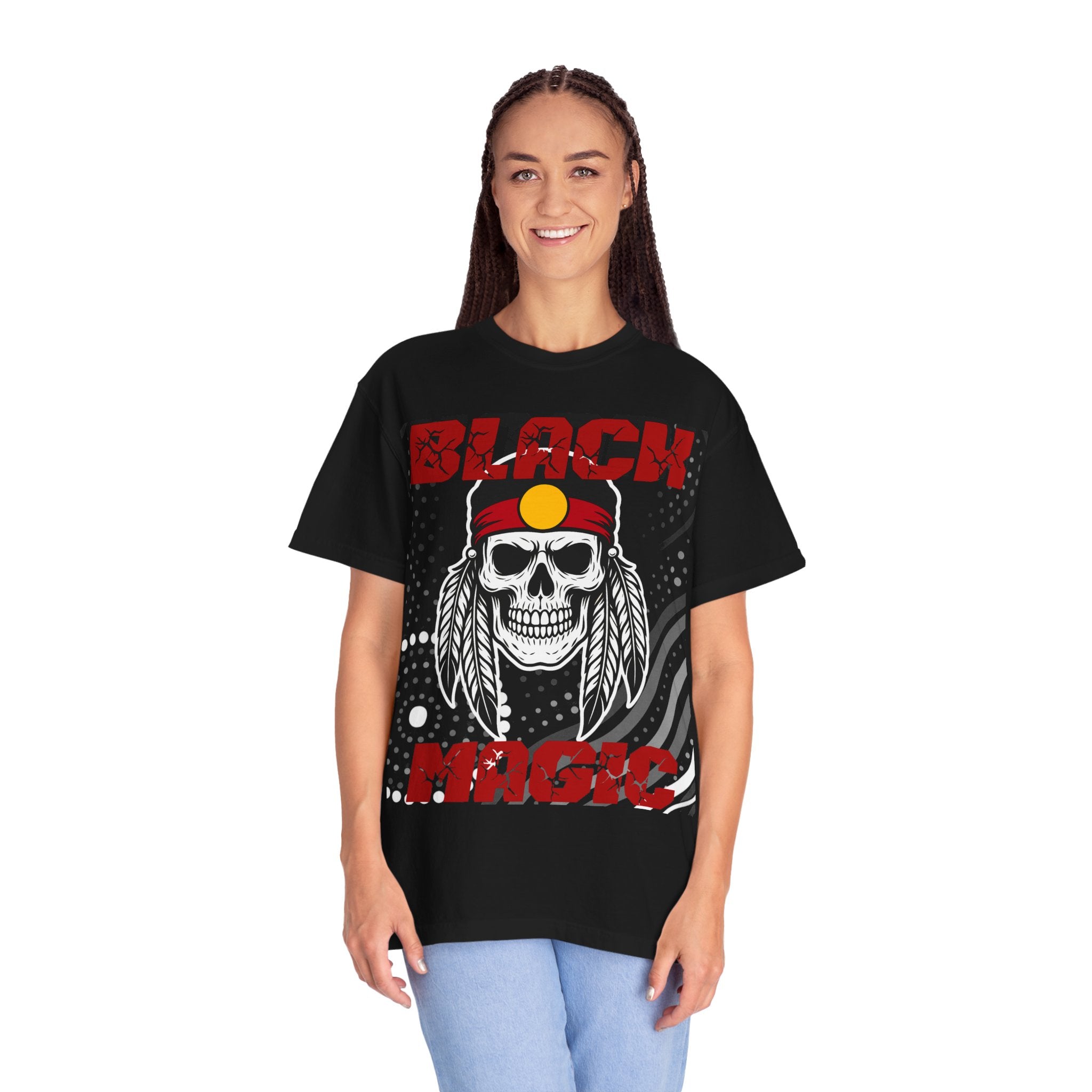 Exclusive Black Magic x Native Skull Tee
