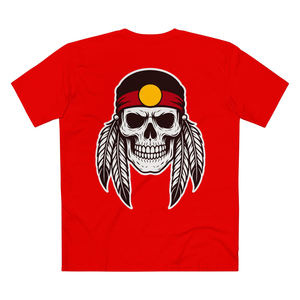 KooriCulture Flame x Native Skull Staple Tee