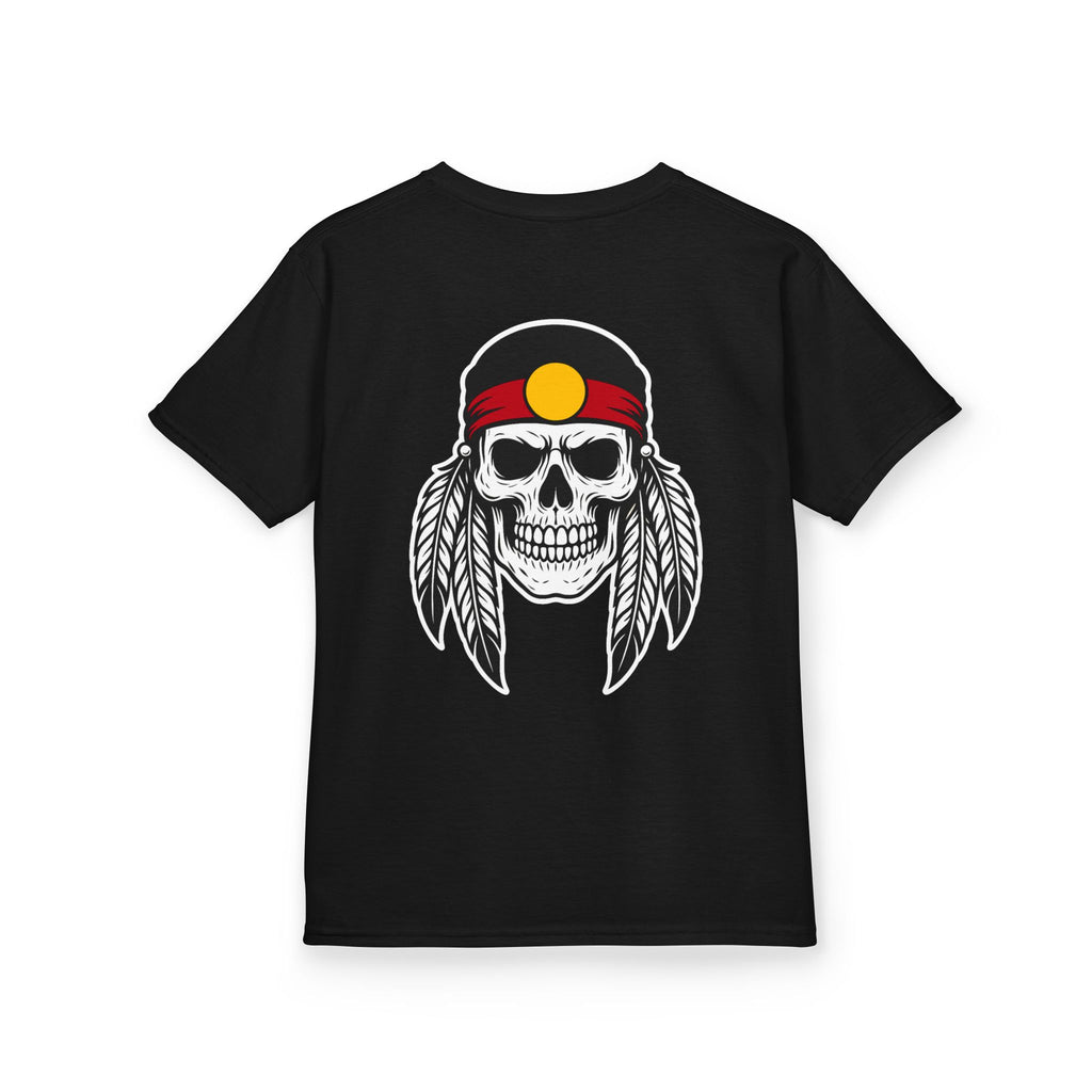 Aboriginal Flag x Native Skull Kids Tee